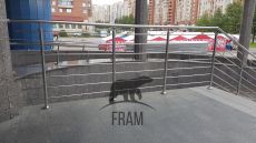 Ограждение лестницы 7 рядов заполнения