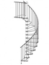 Монтаж винтовой лестницы
